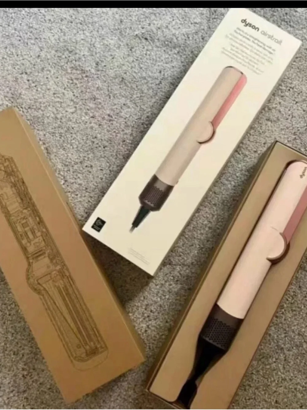 Dyson Airwrap Styler in Pink and Cream
